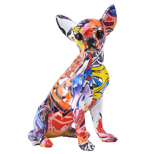 Decorative Home Decor Cute Graffiti Chihuahua