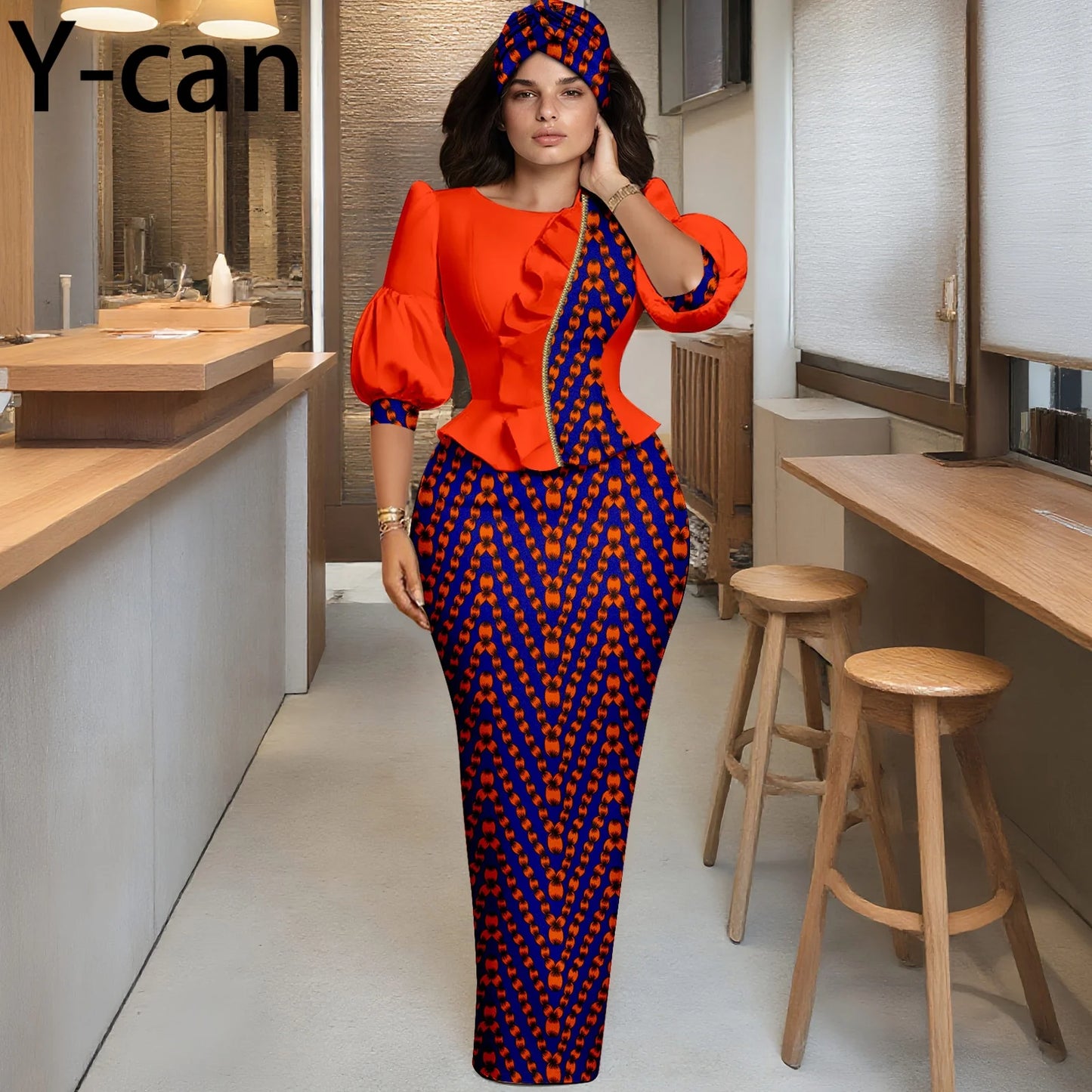 African Women Skirt Set