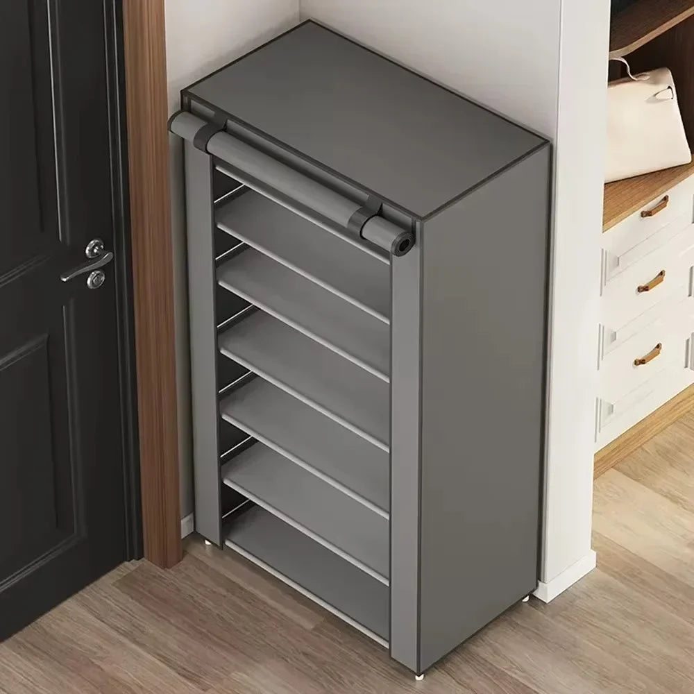 Multilayer Dustproof Space-Saving Shoe Rack Organizer