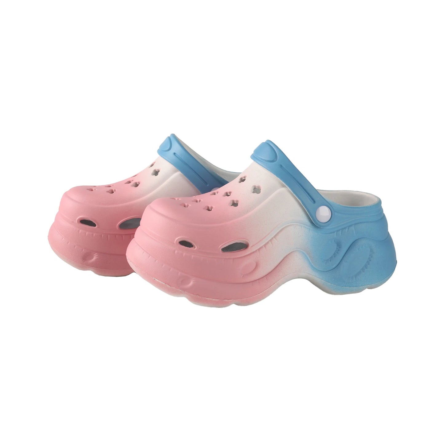 Gradient Anti-Slip Clogs Thick Soled