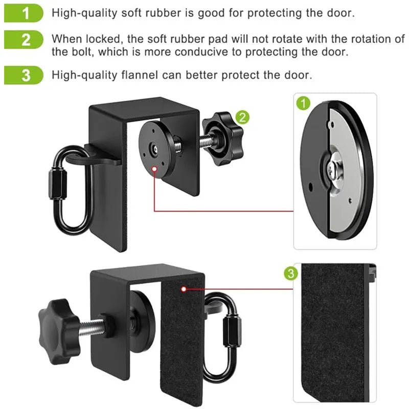 Door Mount Anchors For Body Weight Straps Strength Training Exercise Home