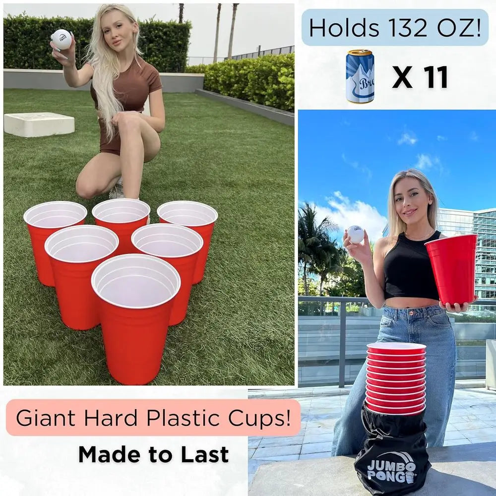 Giant Yard Pong Outdoor Game