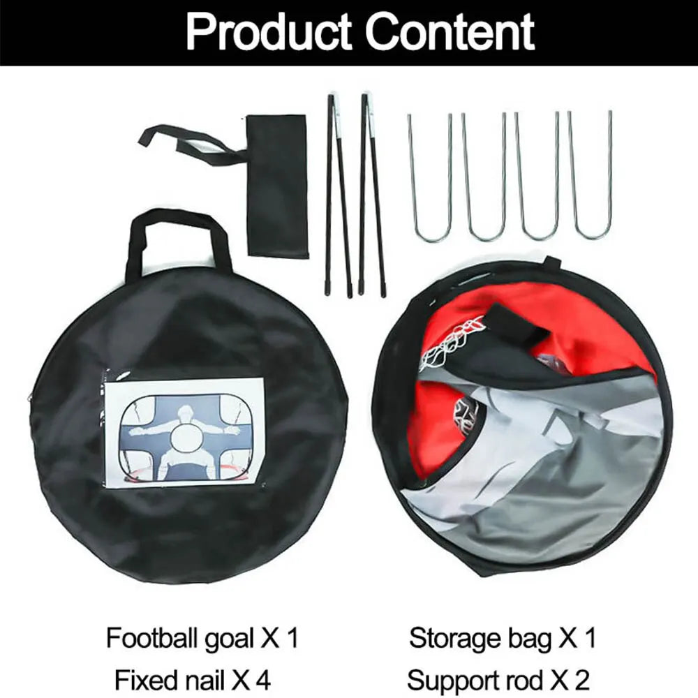 Foldable Nylon Soccer Goal for Indoor Outdoor Training