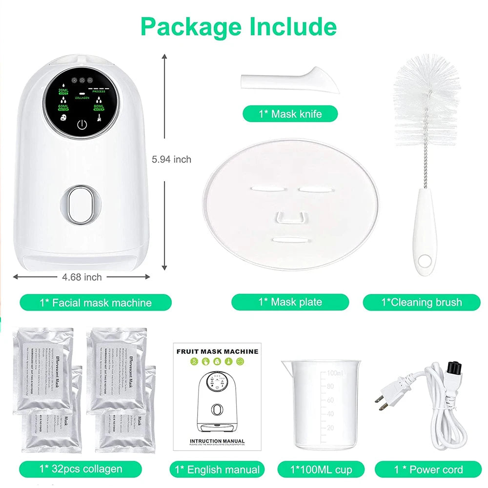Facial Mask Machine Natural Vegetable Moisturizing Skin Care