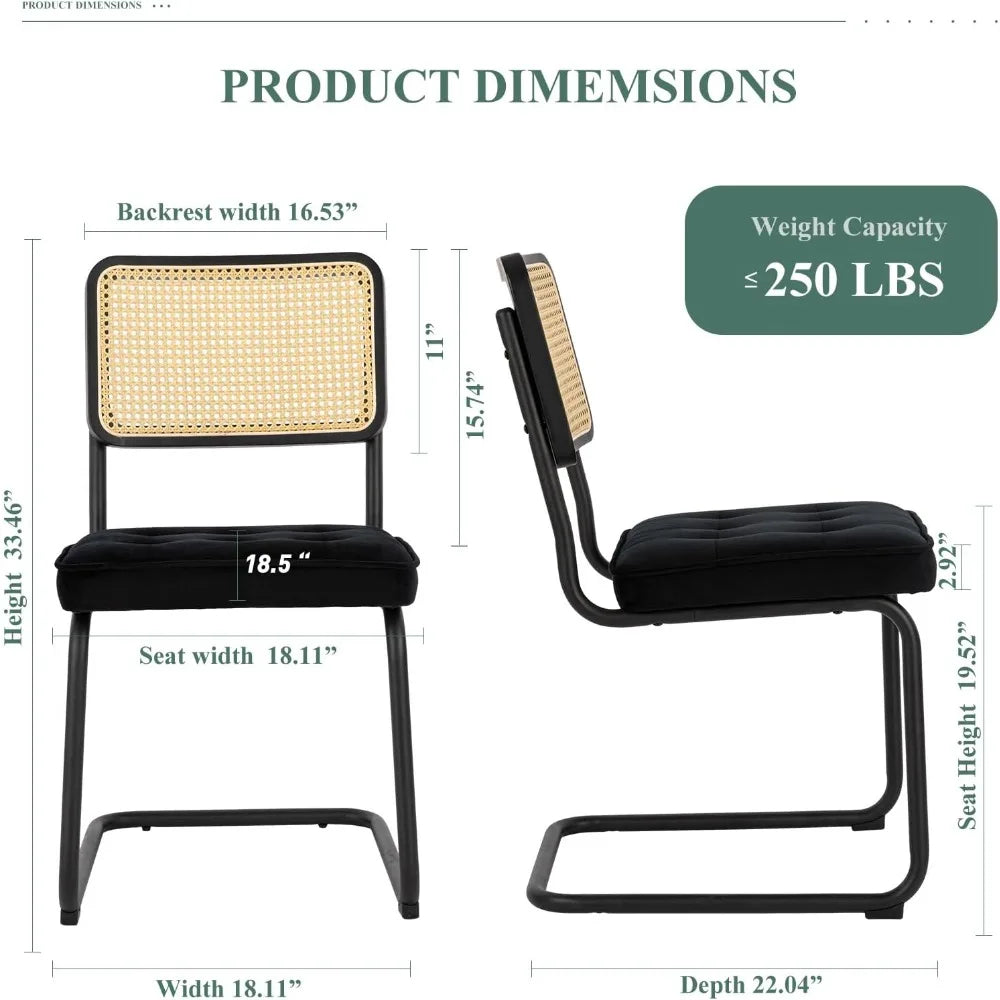 Mid Century Modern Dining Chairs Set of 4