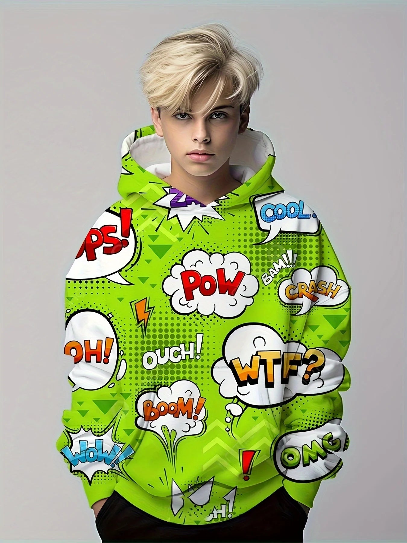 Hoodies Creative 3D Art Graffiti Sweatshirt