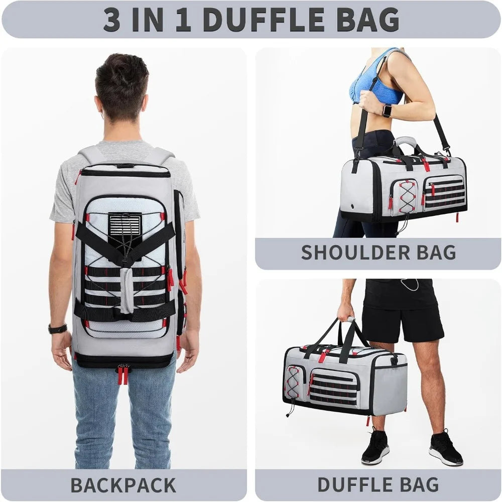 Gym Bag for Men & Women 45L Travel Sports Duffel Bag