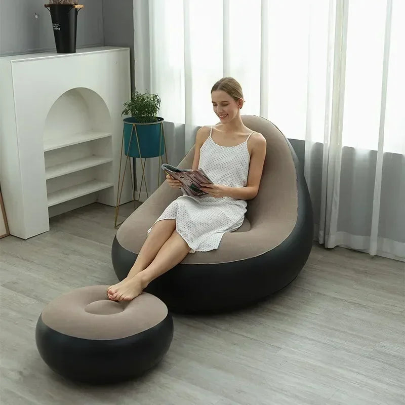 Inflatable Tatami Footstool Bedroom Chair