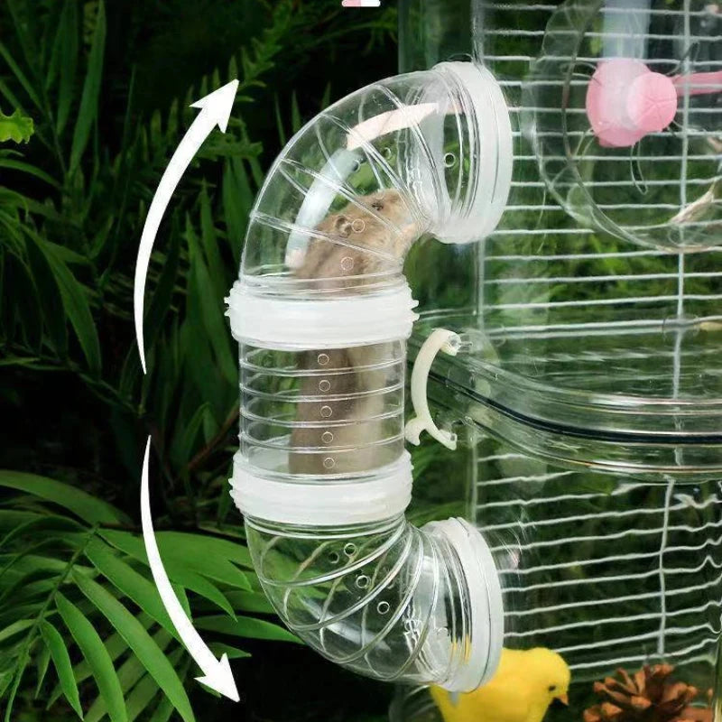 Hamster Cage 2-story Luxury Portable Habitat