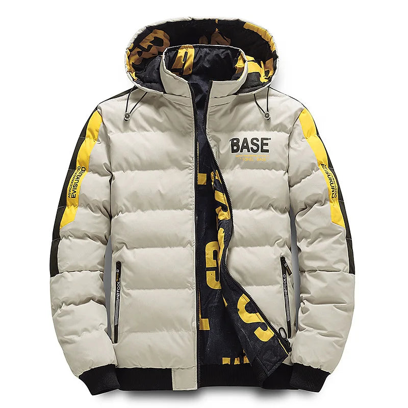 Thickened Down Jacket Double-Sided Clothes Removable Cap