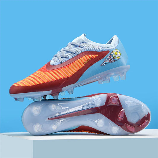 Boys Long Spike Training Cleats Soccer Shoes