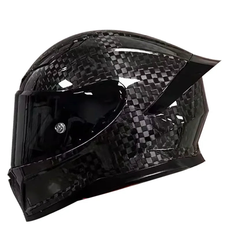 Full Face Helmet Carbon Fiber 3K Wear-Resistant