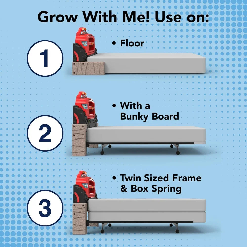 Monster Truck Bed Headboard Twin Size