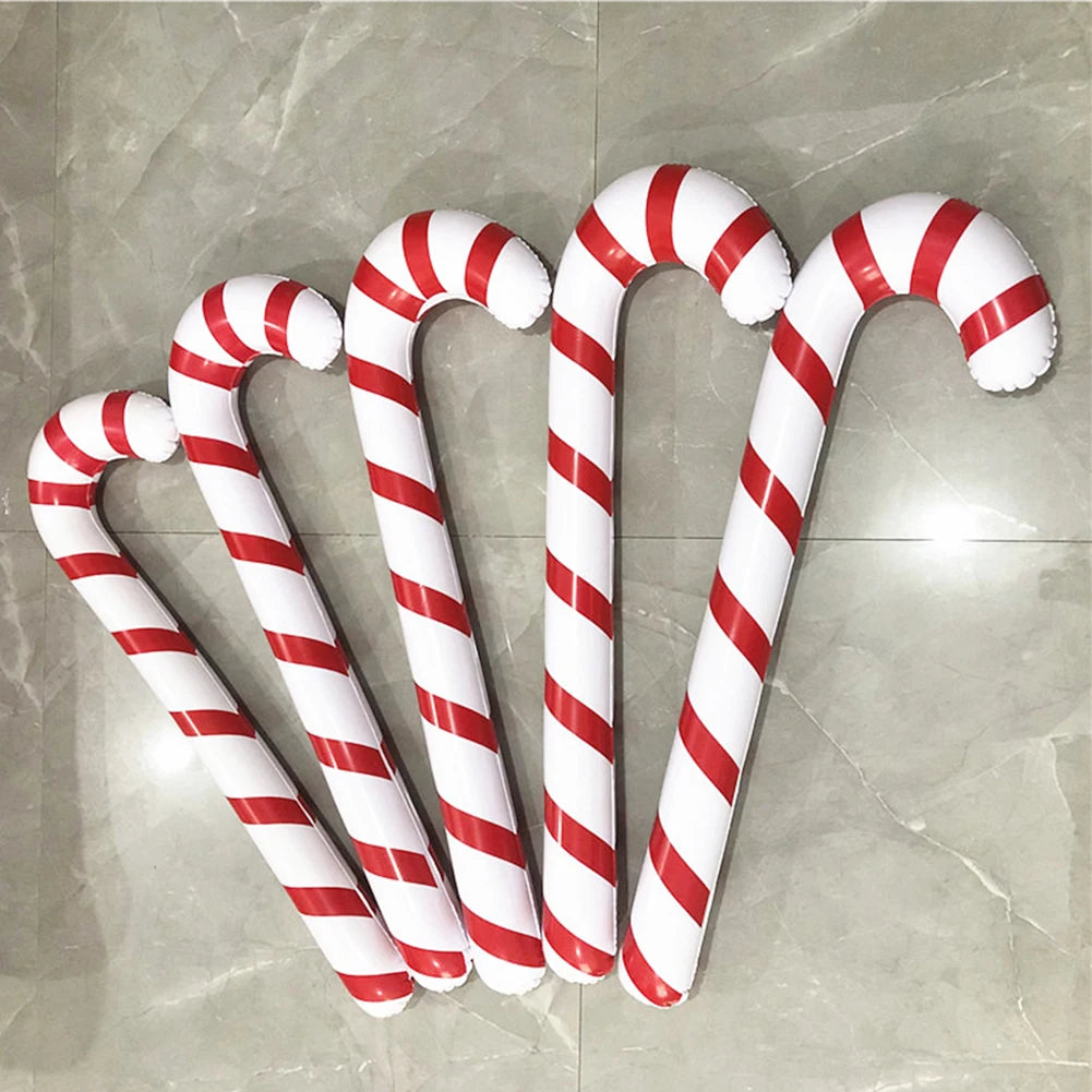 5-30PCS Inflatable Christmas Candy Canes 90CM