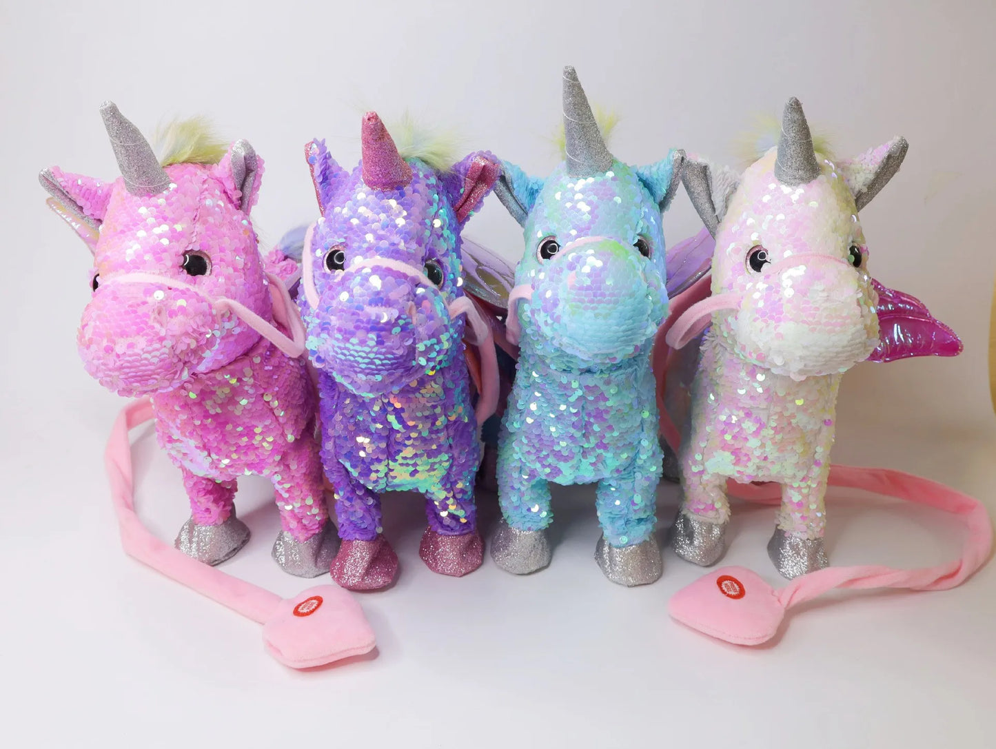 35cm Sequin Electronic Pet Walking and Singing Unicorn Toy