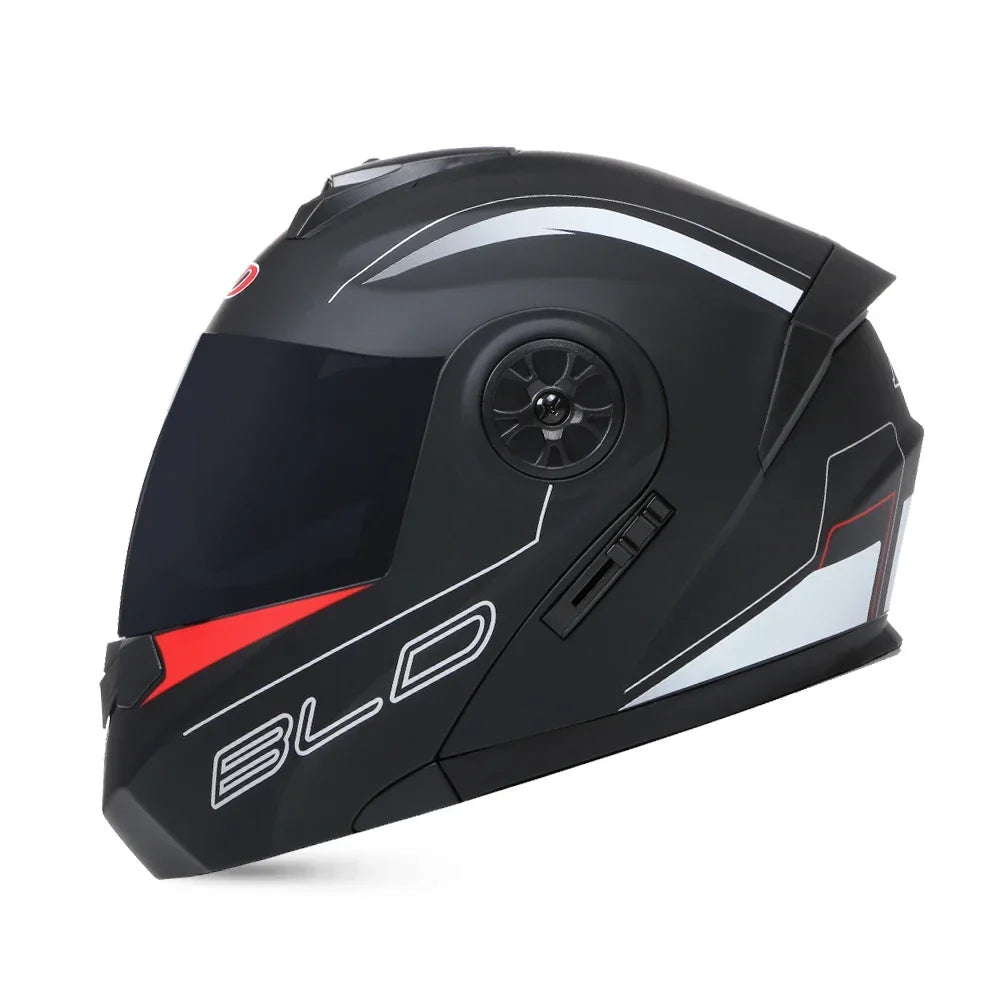 DOT Approved Full Face Motorcycle Helmets Double Visor