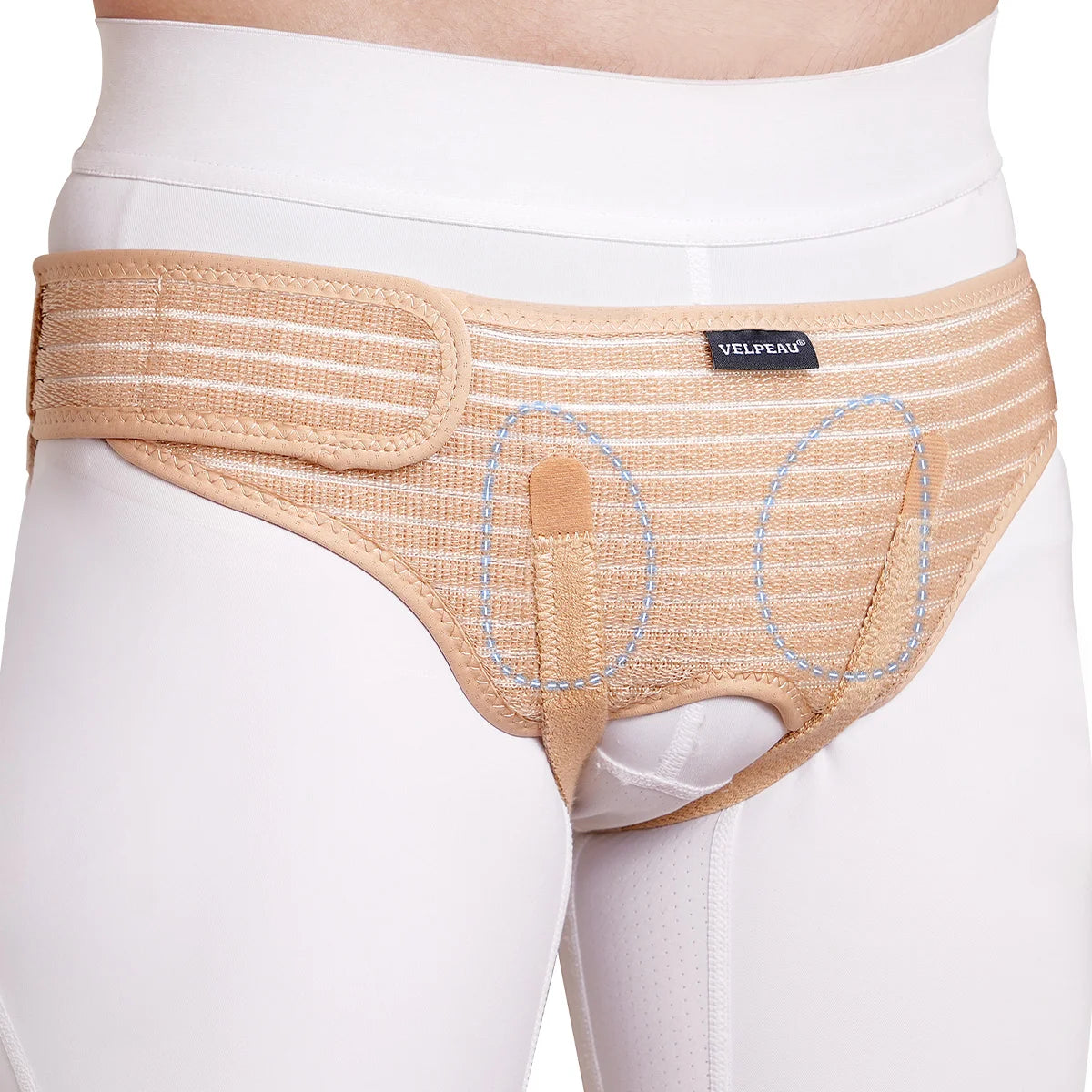 Adjustable Hernia Belt Support with 2 Compression Pads