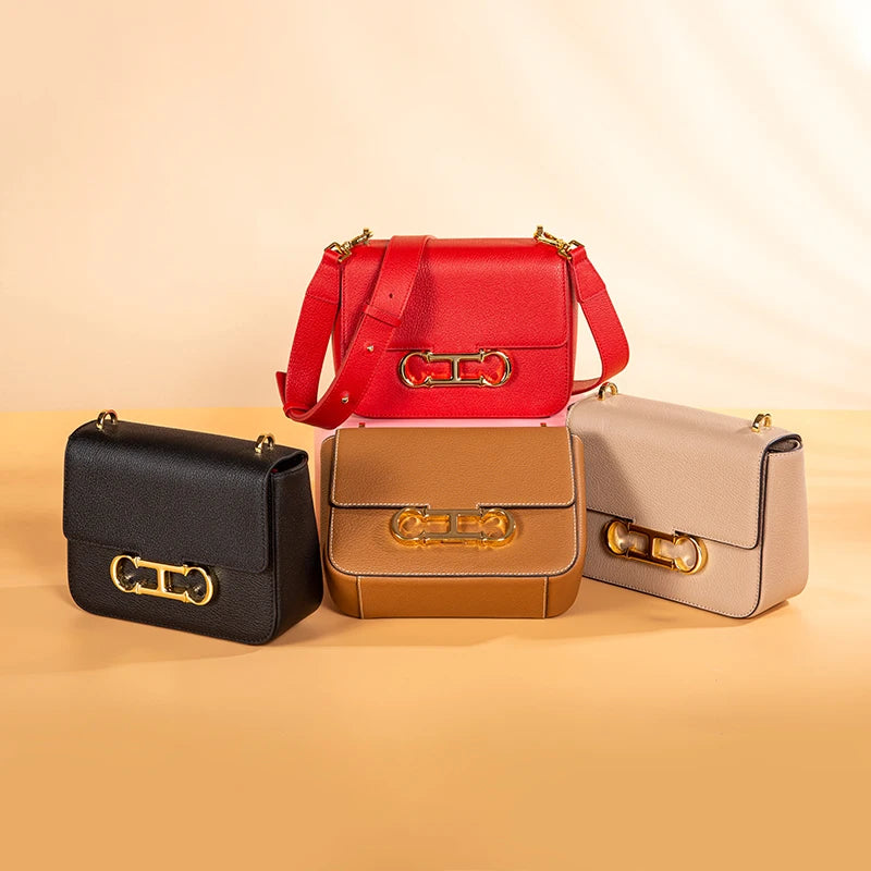 CHCH Classic solid color style crossbody bag
