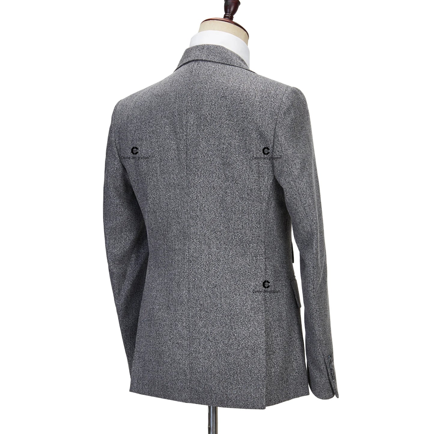 Elegant Grey Tweed Suits