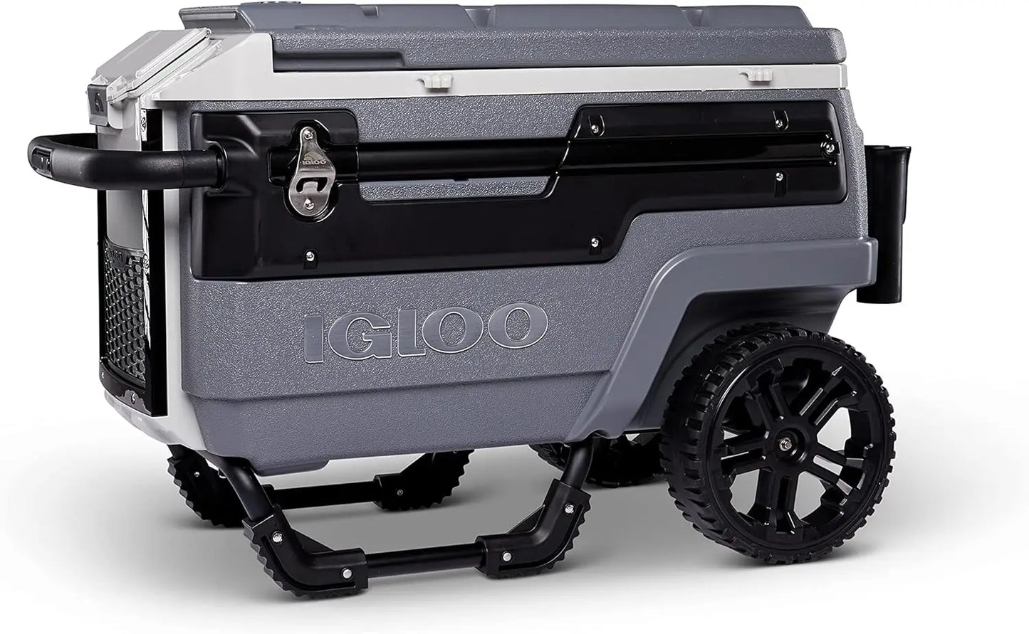 70 Qt Premium Trailmate Wheeled Rolling Cooler, Gray