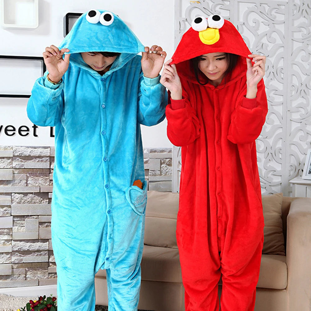 Adult Cartoon Onesie One Piece Pajamas Jumpsuits