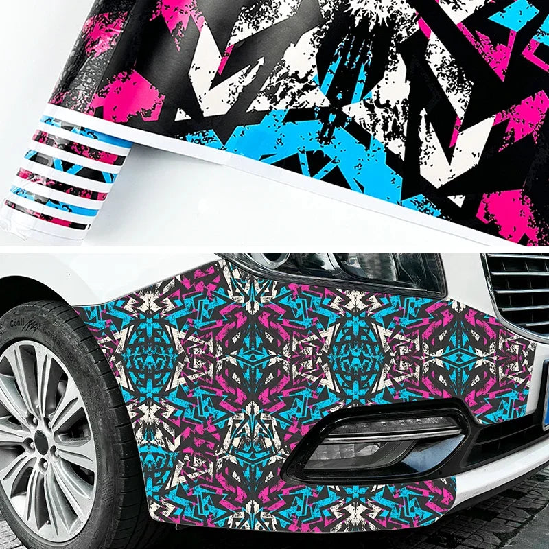 Car Motorcycle Graffiti Waterproof Vinyl Wrapping