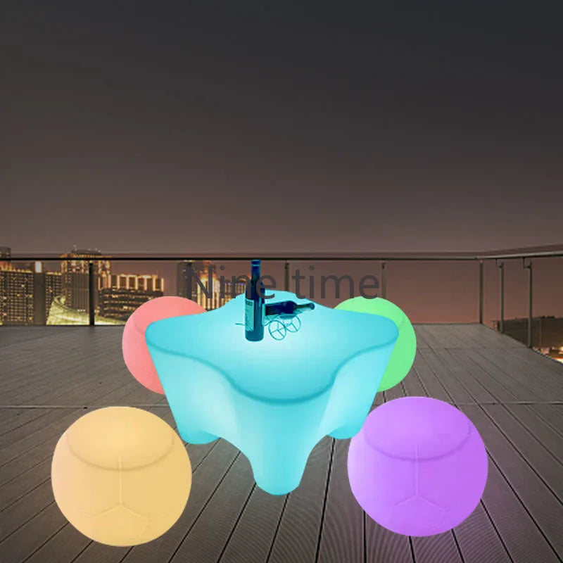 Room Decor Cocktail Led Tables