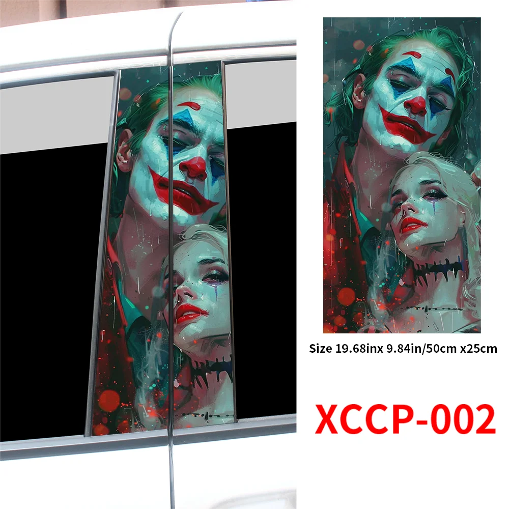 Joker Waterproof Car Door Pillar Vinyl Decals