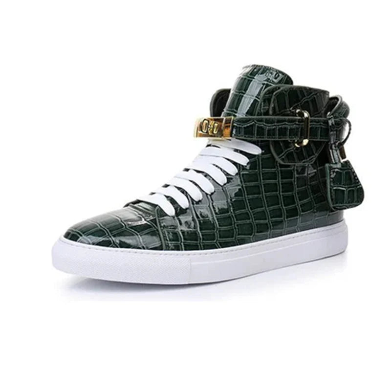 Genuine Natural Leather High Quality Sneakers