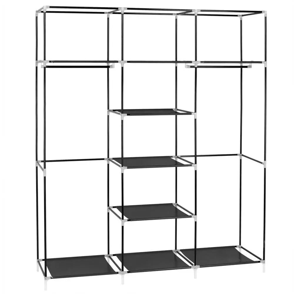 69 inch portable clothing storage cabinet