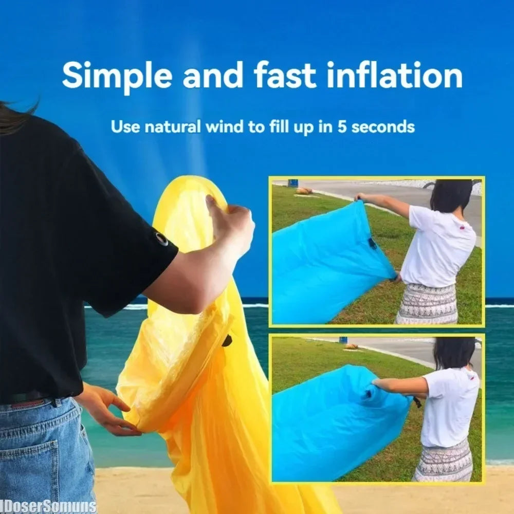 Outdoor Air Lazy Inflatable Sofa Bag Portable