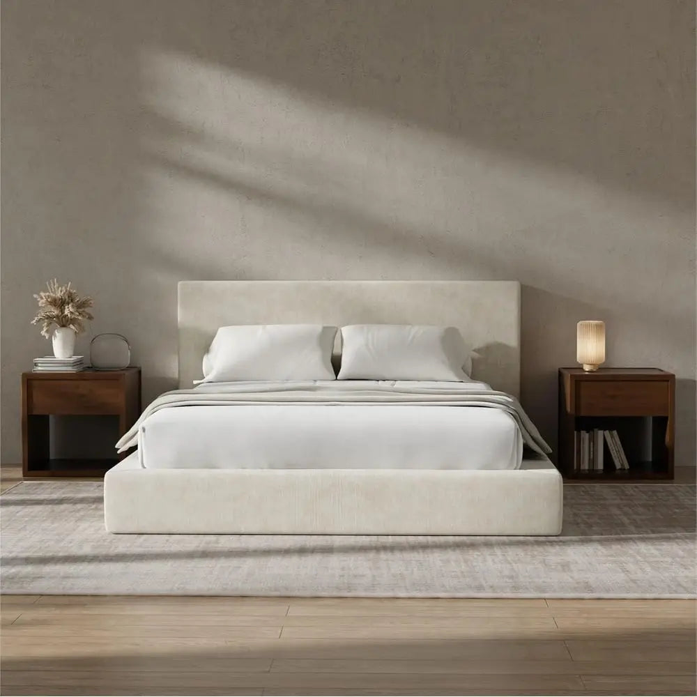 Upholstered Queen Bed Frame Platform