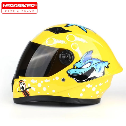 Kids Motorcycle Helmet Safety Full Face