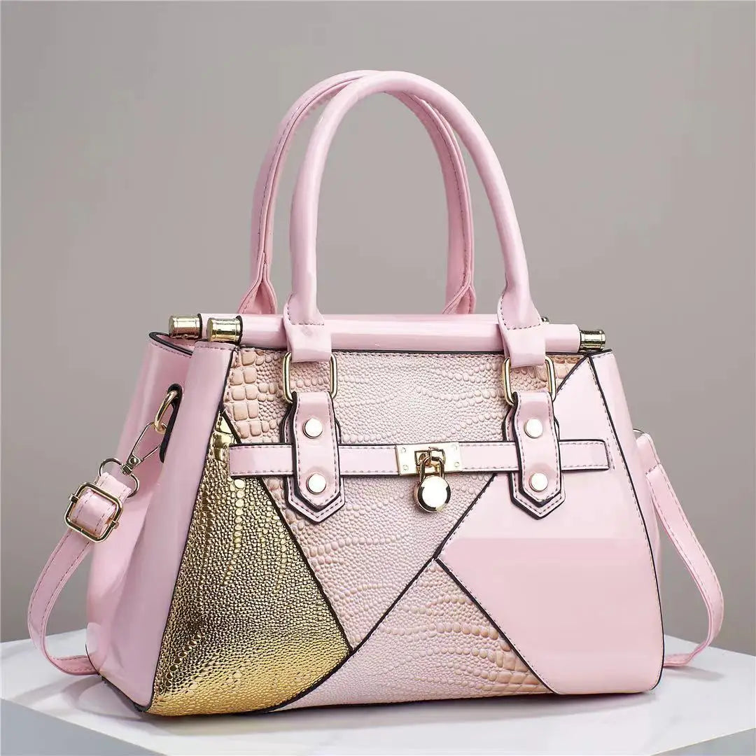 Fashionable Luxury Texture Lizard Pattern Shoulder Bag