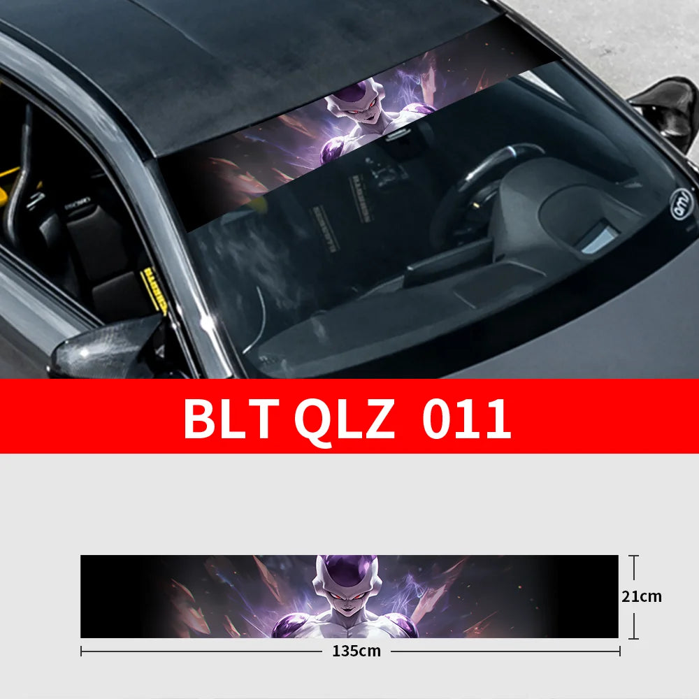 GOKU Front and Rear Decorative Sunshade Decals