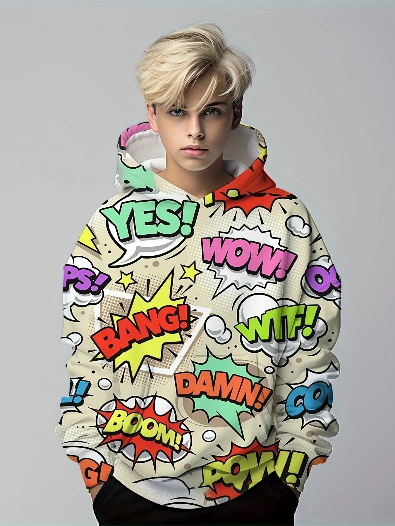 Hoodies Creative 3D Art Graffiti Sweatshirt
