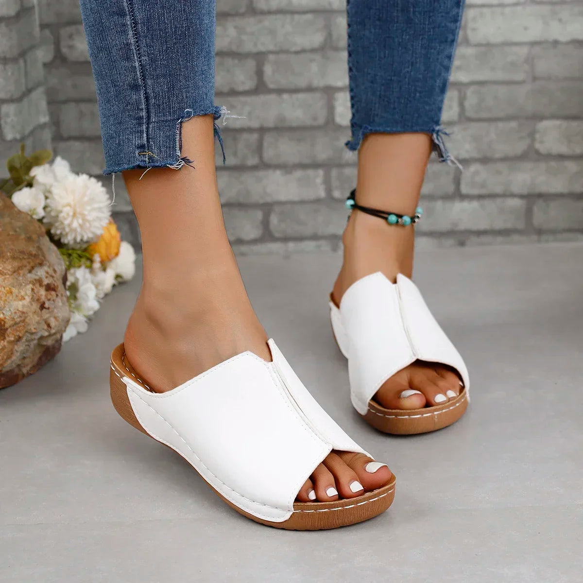 Open Toe Women's Wedge Sandals