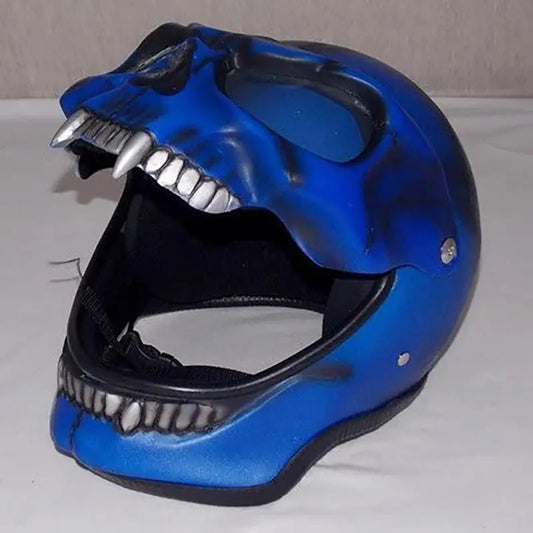 Skull Skeleton Motorcycle Helmet Cover