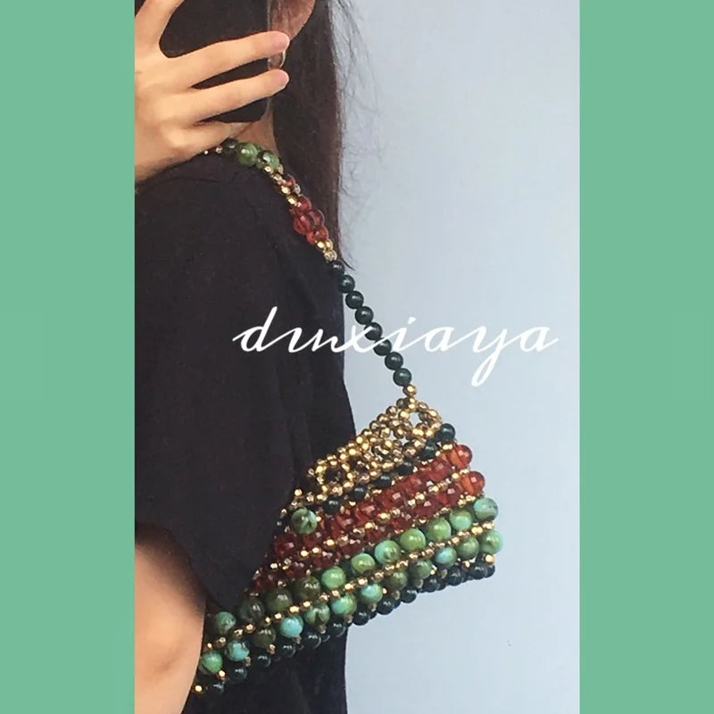 Luxury Diamond Cloud Bag Shiny Clutch Purse