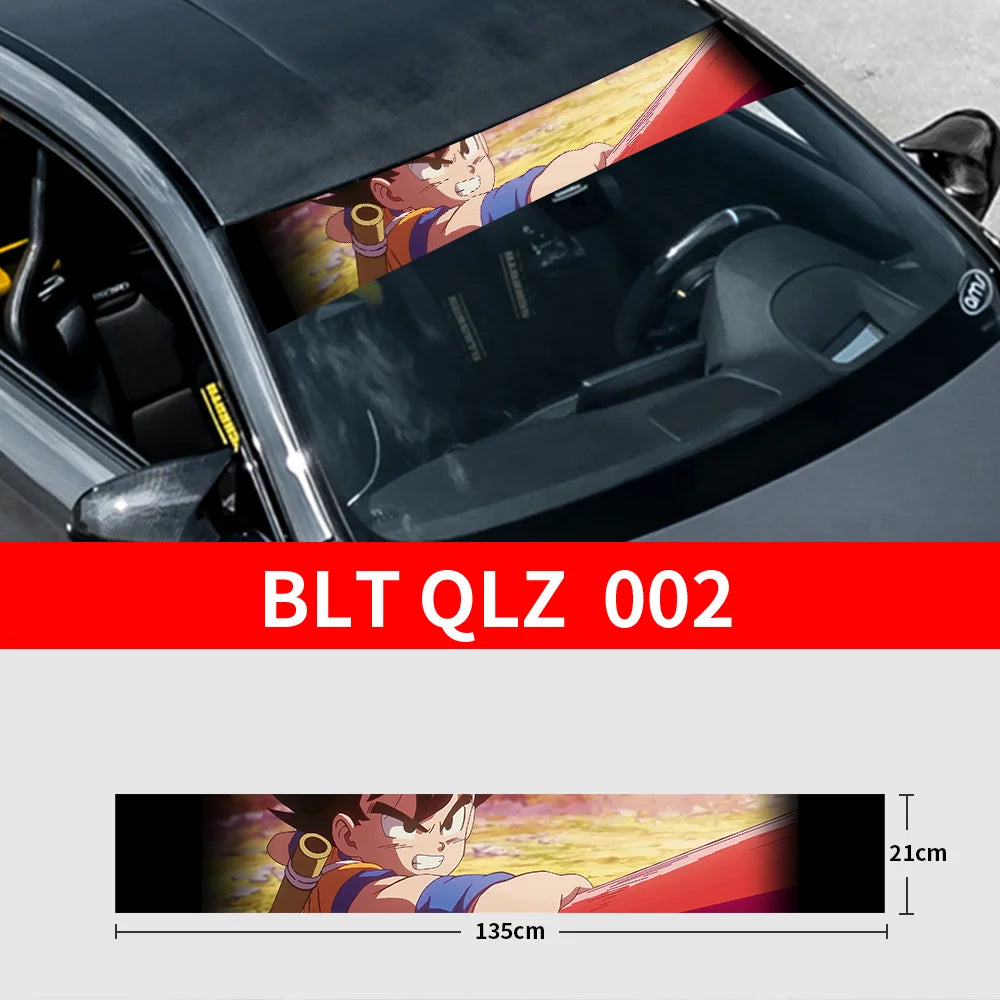 GOKU Front and Rear Decorative Sunshade Decals