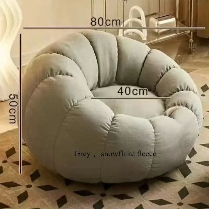 Pumpkin Lazy Single Tatami Sofa Chair