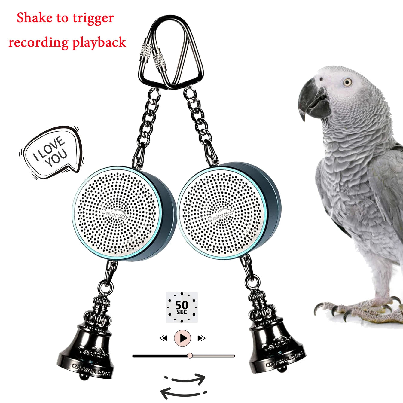 Parrot Toys to Teach Train Bird Talking