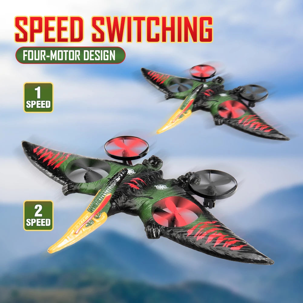 Pterosaur RC Foam Dragon Airplane 360 Degree Rotation One Click Take Off