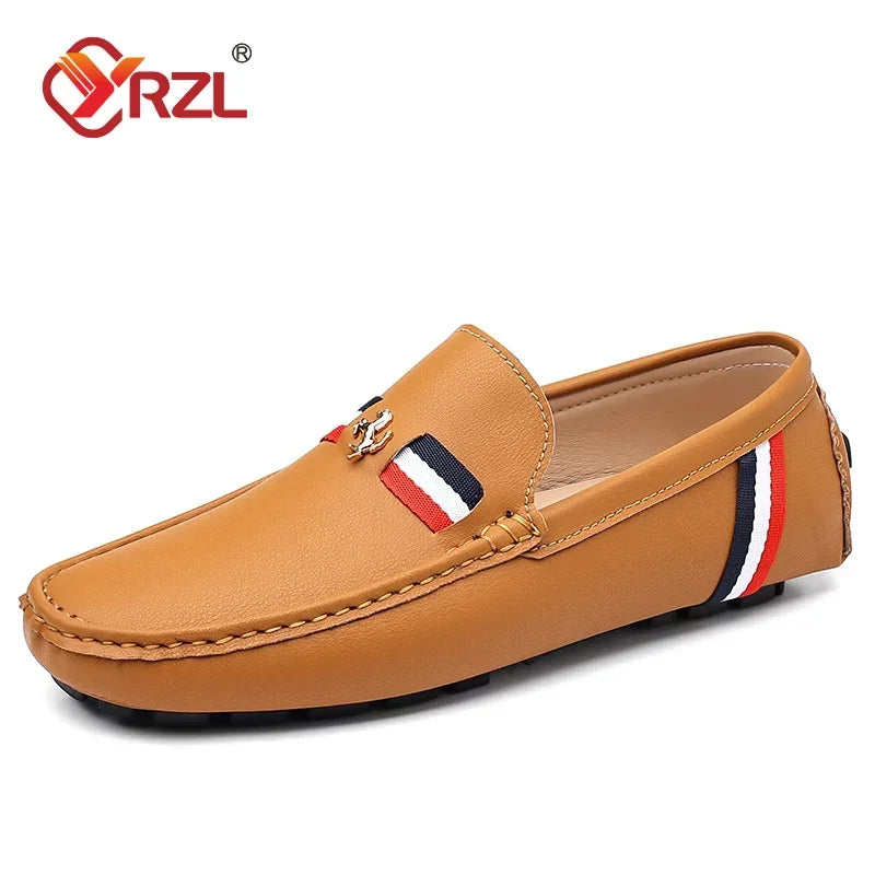 Casual Leather Italian Comfortable Moccasins