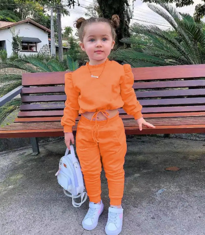 Children's Set Multi Color Sports Fashion Hoodie Set for 1-8 Years