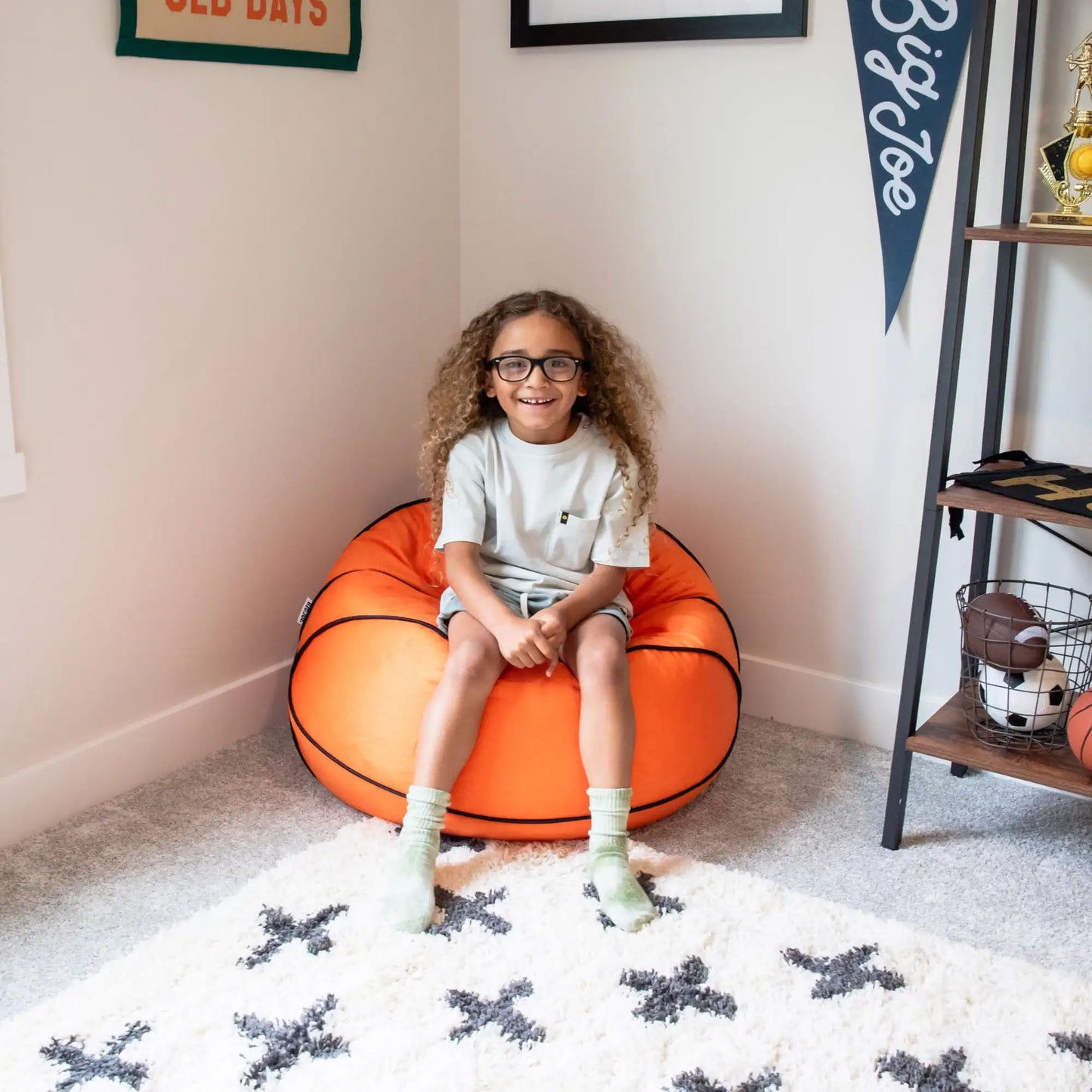 Big Joe Sports Ball Kids Bean Bag Chair