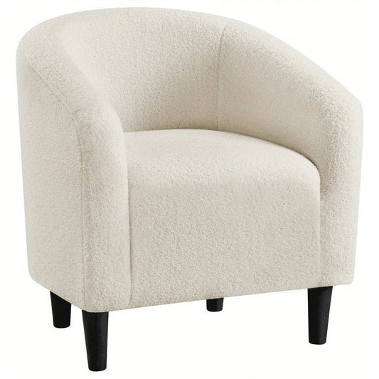 Upholstered Club Chair Accent Barrel