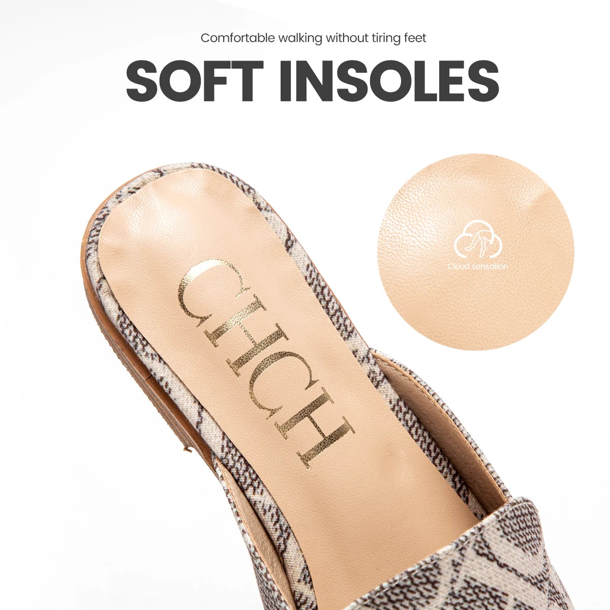 Luxury Slippers Women's Low Heel Sandals