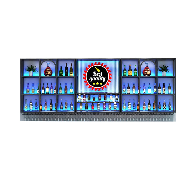 Wall Cube Wine Rack Display