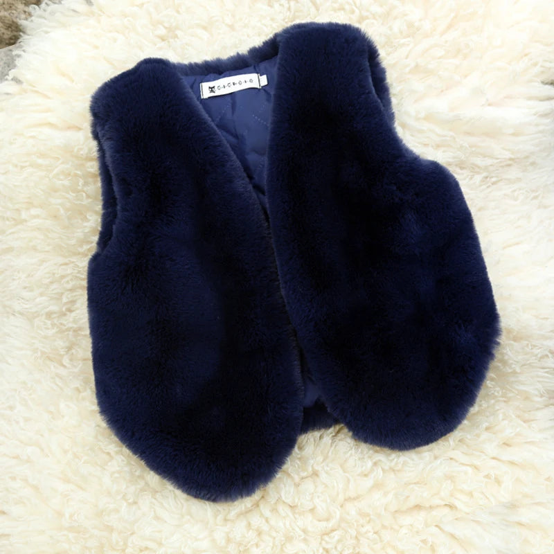 Faux Fur Vest Outerwear